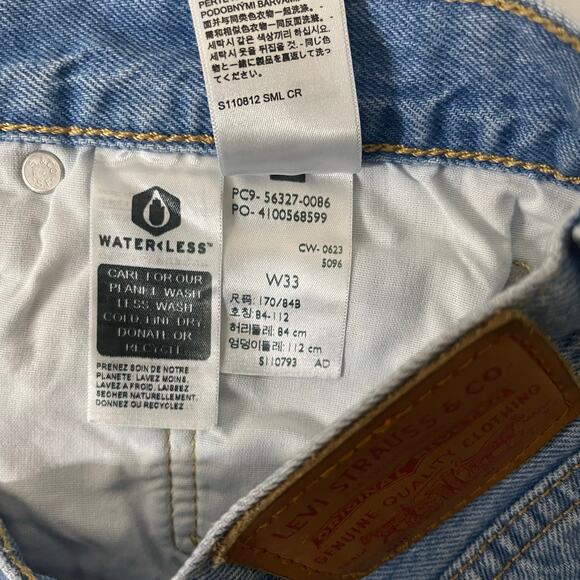 Levi’s 501 Denim Cutoff Button Fly Shorts Women’s - Size W33 - Picture 5 of 6
